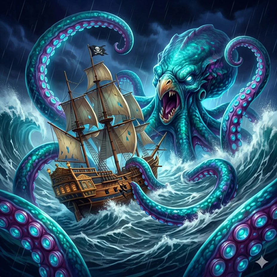 Release the Kraken kolikkopeli