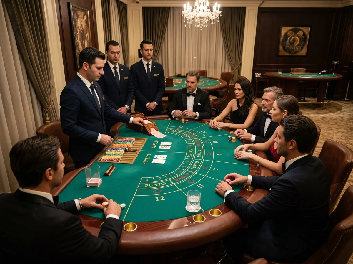 Baccarat Punto Banco pöytäpeli